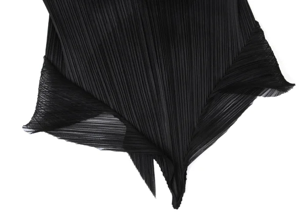 PLEATS PLEASE Mesh Switching Cardigan K-172111_010