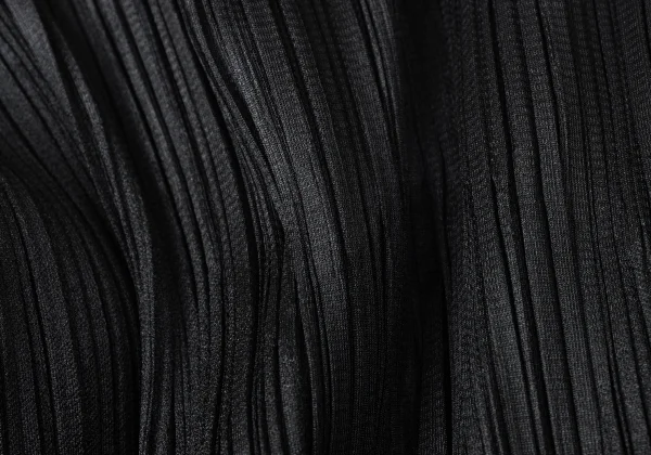 PLEATS PLEASE Mesh Switching Cardigan K-172111_012