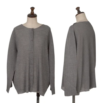 ISSEY MIYAKE me Knit Pleats Cardigan