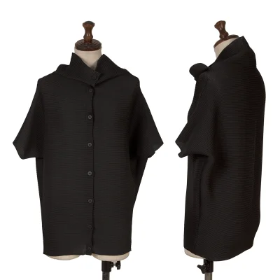 Unbranded me Stretch Pleats Short Sleeves Shirt
