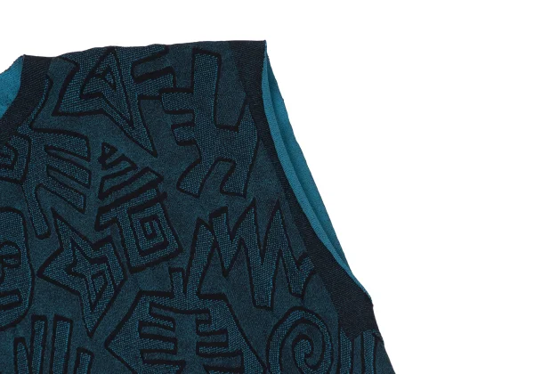 ISSEY MIYAKE me A-POC INSIDE Pattern Jacquard Sleeveless Tunic K-172119_005