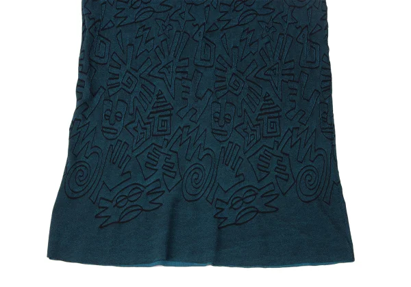 ISSEY MIYAKE me A-POC INSIDE Pattern Jacquard Sleeveless Tunic K-172119_006