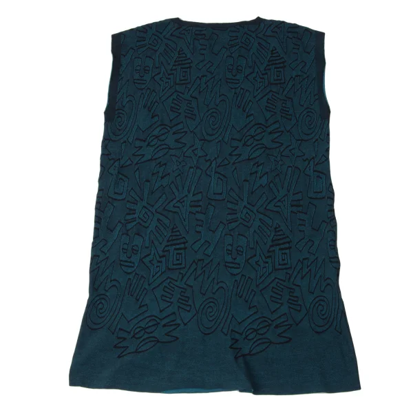 ISSEY MIYAKE me A-POC INSIDE Pattern Jacquard Sleeveless Tunic K-172119_008