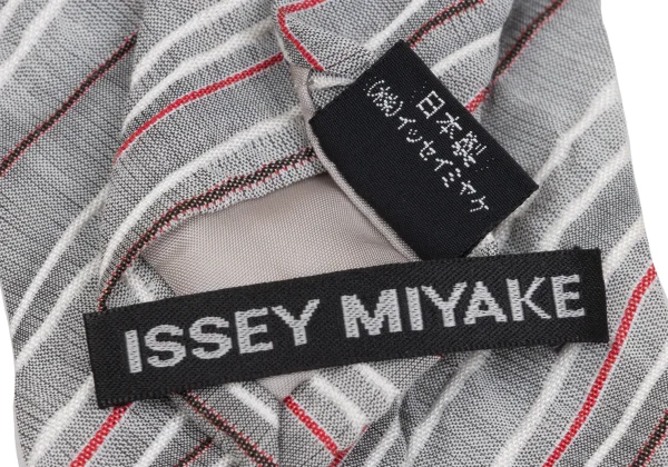 ISSEY MIYAKE MEN Cotton Silk Regimental Jacquard Tie K-172122_006