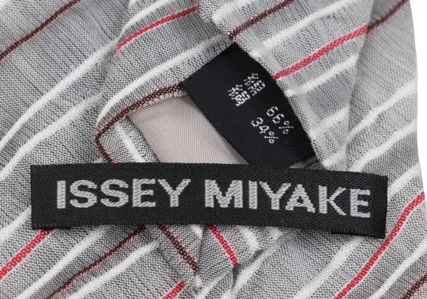 ISSEY MIYAKE MEN Cotton Silk Regimental Jacquard Tie K-172122_007