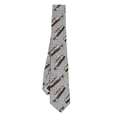 ISSEY MIYAKE MEN Silk Car Jacquard Tie