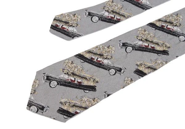 ISSEY MIYAKE MEN Silk Car Jacquard Tie K-172123_003
