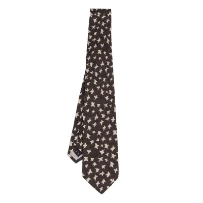 ISSEY MIYAKE MEN Wrinkled Silk Jacquard Tie