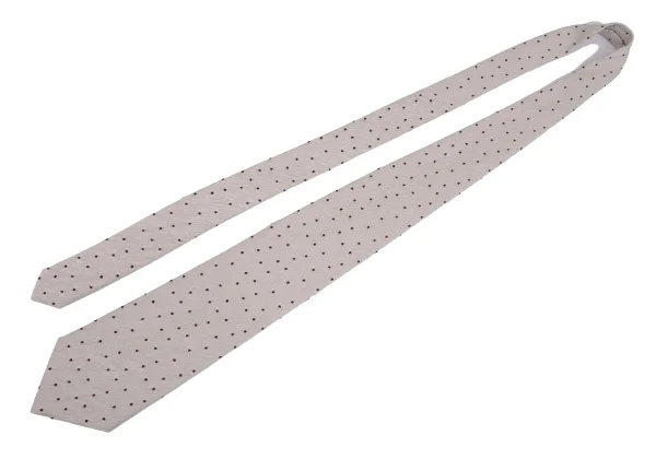 ISSEY MIYAKE MEN Wrinkled Silk Pin-dot Tie K-172126_002