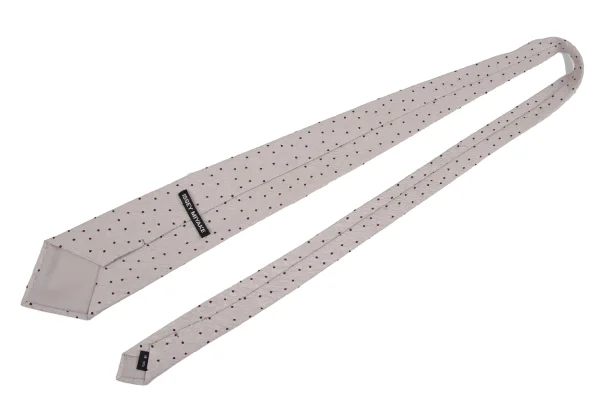 ISSEY MIYAKE MEN Wrinkled Silk Pin-dot Tie K-172126_004