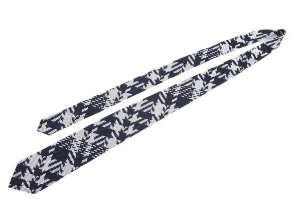 ISSEY MIYAKE MEN Silk Houndstooth Jacquard Tie K-172128_002