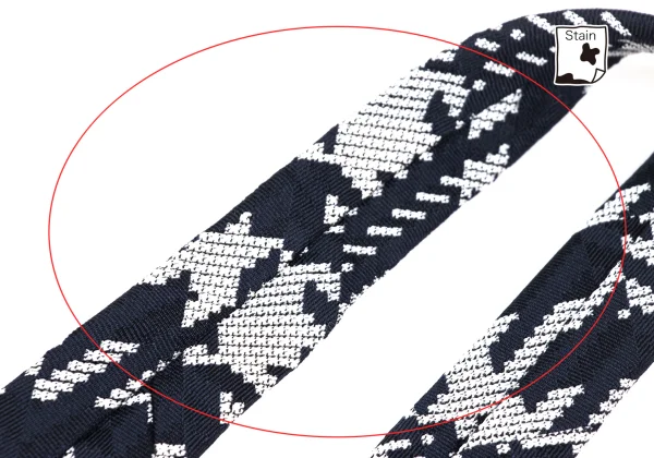 ISSEY MIYAKE MEN Silk Houndstooth Jacquard Tie K-172128_005
