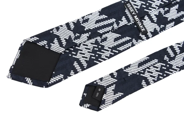 ISSEY MIYAKE MEN Silk Houndstooth Jacquard Tie K-172128_006