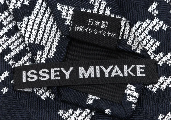 ISSEY MIYAKE MEN Silk Houndstooth Jacquard Tie K-172128_007
