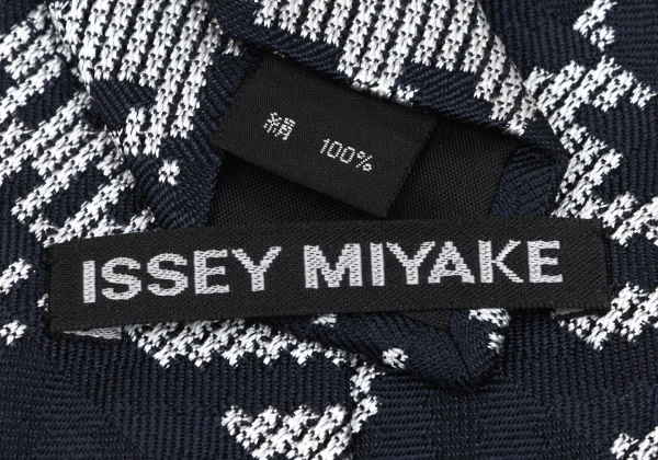 ISSEY MIYAKE MEN Silk Houndstooth Jacquard Tie K-172128_008