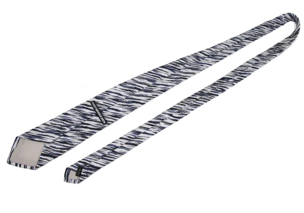 ISSEY MIYAKE MEN Regimental Wrinkled Tie K-172130_004