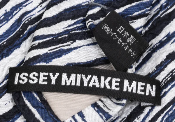 ISSEY MIYAKE MEN Regimental Wrinkled Tie K-172130_006