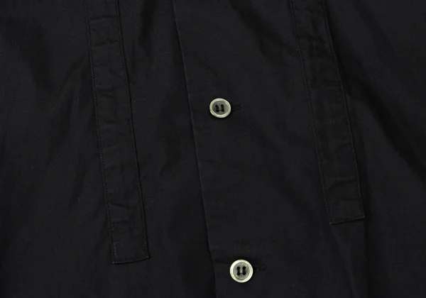 BLACK COMME des GARCONS Ribbon Taping Round Collar Shirt K-172135_014