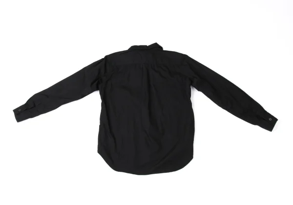 BLACK COMME des GARCONS Ribbon Taping Round Collar Shirt K-172135_016