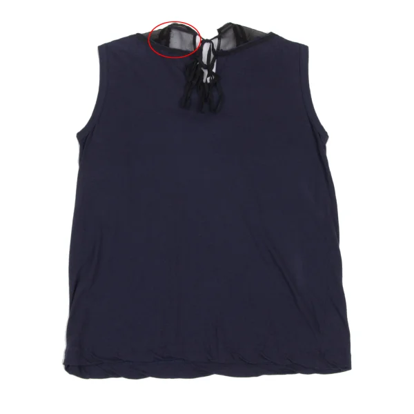 tricot COMME des GARCONS Perl-embellished Tank Top K-172145_010