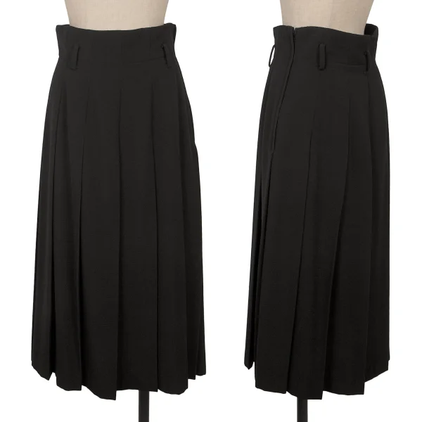 tricot COMME des GARCONS Wool Pleats Skirt Black M K-172146_001