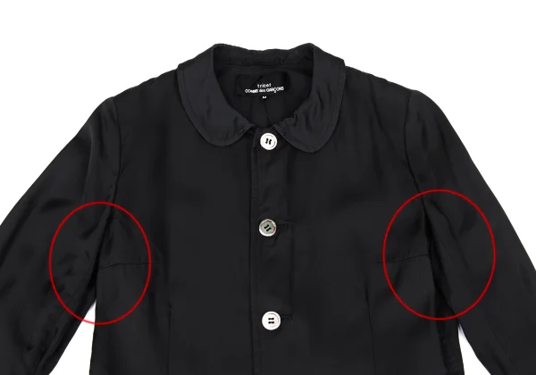 tricot COMME des GARCONS Washed Cupra Round Collar Jacket K-172148_003