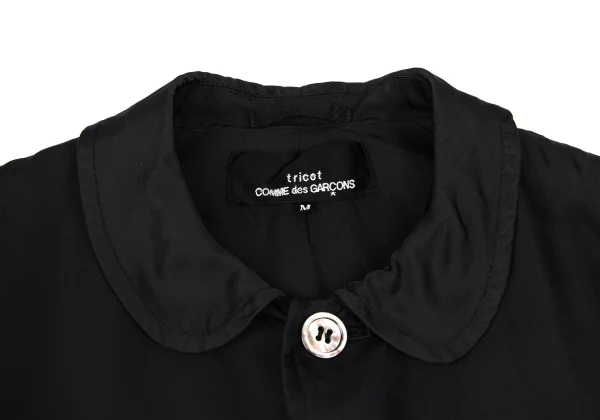 tricot COMME des GARCONS Washed Cupra Round Collar Jacket K-172148_006