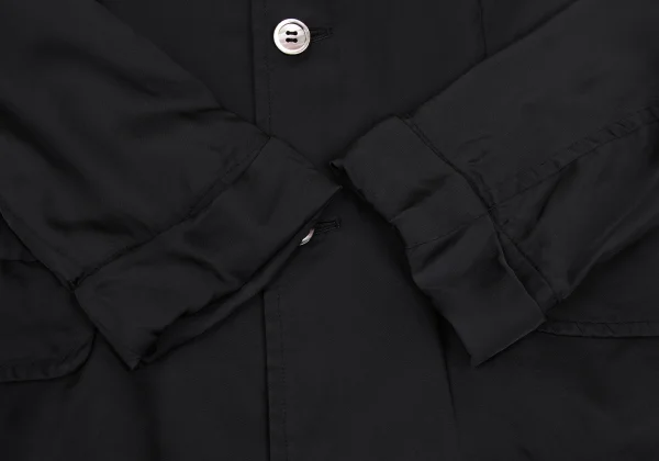 tricot COMME des GARCONS Washed Cupra Round Collar Jacket K-172148_010