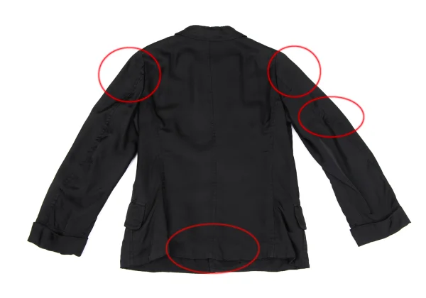 tricot COMME des GARCONS Washed Cupra Round Collar Jacket K-172148_016