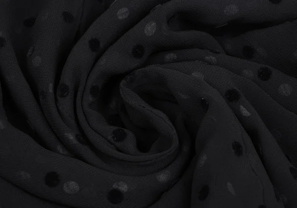 COMME des GARCONS Dot Flocky Layered  Dropped Crotch Pants K-172149_014