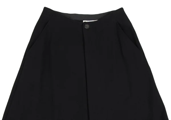 COMME des GARCONS Triacetate Poly Flap Pocket Skirt K-172151_003