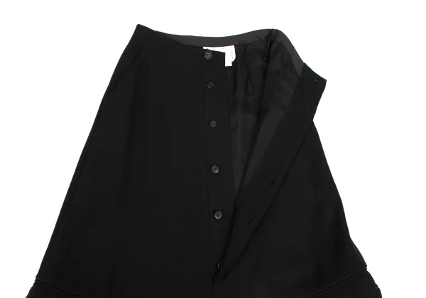 COMME des GARCONS Triacetate Poly Flap Pocket Skirt K-172151_007