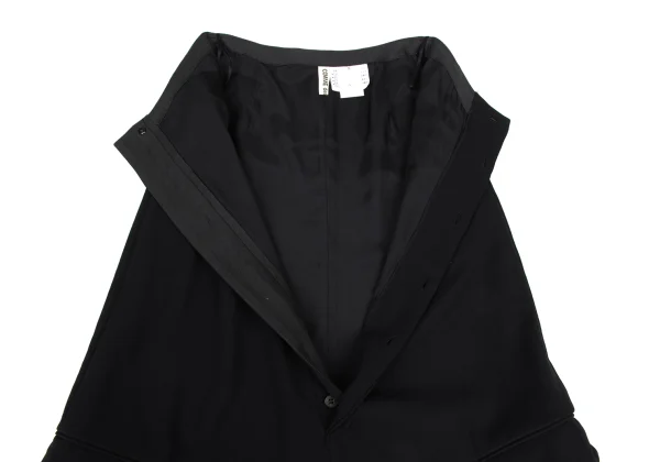 COMME des GARCONS Triacetate Poly Flap Pocket Skirt K-172151_008