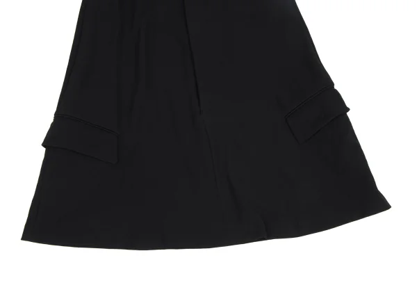 COMME des GARCONS Triacetate Poly Flap Pocket Skirt K-172151_009