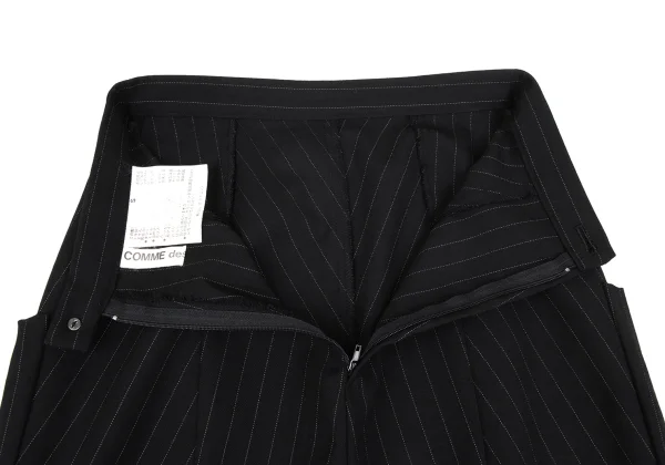 COMME des GARCONS Pocket Design Wool Pin Stripe Skirt K-172153_008