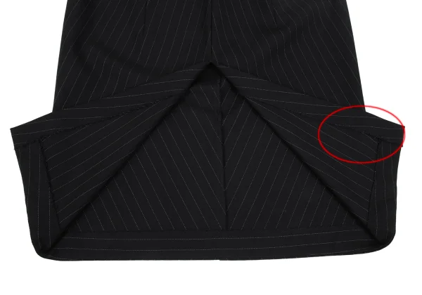 COMME des GARCONS Pocket Design Wool Pin Stripe Skirt K-172153_009