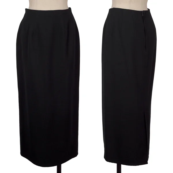 COMME des GARCONS Wool Slit Skirt Navy M K-172154_001