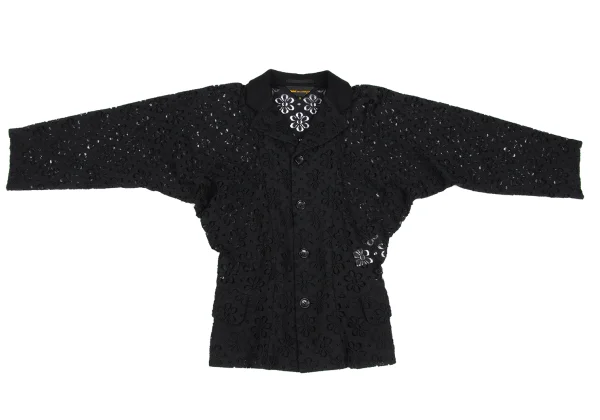 COMME des GARCONS Floral Lace Dolman Jacket K-172156_002
