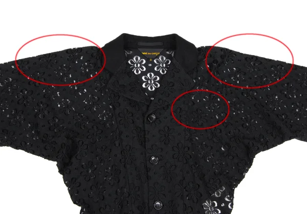 COMME des GARCONS Floral Lace Dolman Jacket K-172156_003