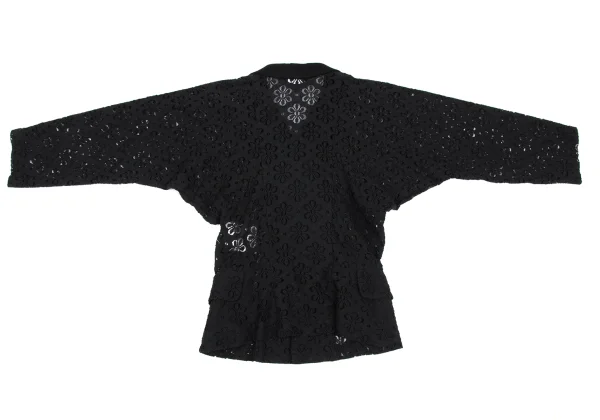 COMME des GARCONS Floral Lace Dolman Jacket K-172156_015