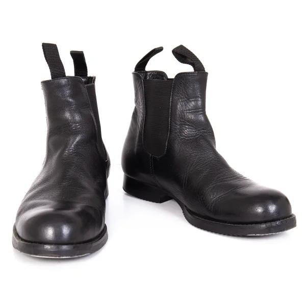 COMME des GARCONS Side Gore Leather Boots Black 22 (US About 5) K-172159_001