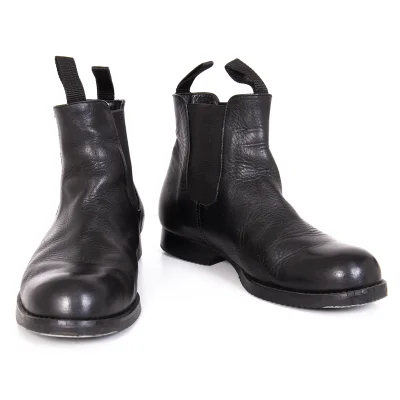 COMME des GARCONS Side Gore Leather Boots