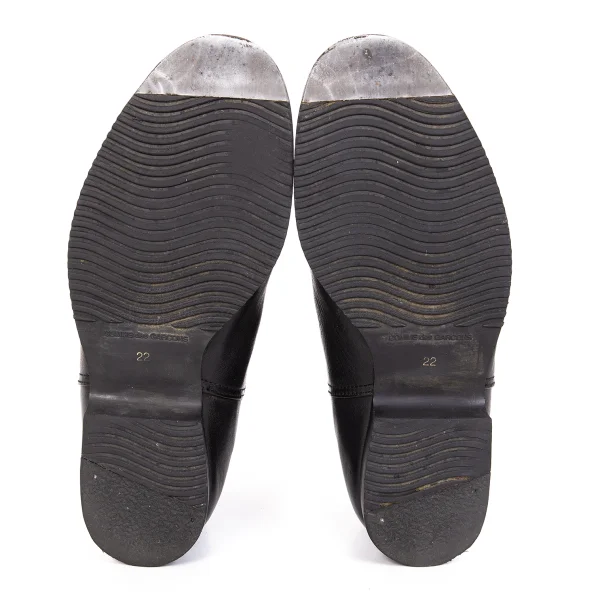 COMME des GARCONS Side Gore Leather Boots K-172159_012