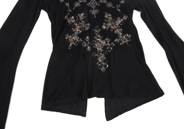 Jean Paul GAULTIER Rayon Cotton Embroidery T Shirt K-172160_008