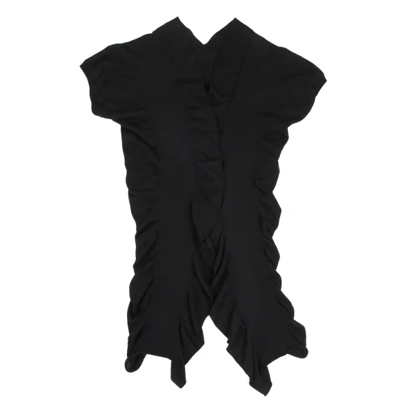 Jean Paul GAULTIER Gather Acrylic Cotton Knit Cardigan K-172161_002