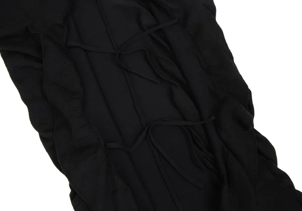 Jean Paul GAULTIER Gather Acrylic Cotton Knit Cardigan K-172161_009