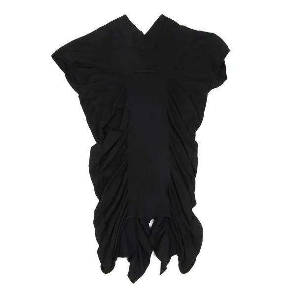 Jean Paul GAULTIER Gather Acrylic Cotton Knit Cardigan K-172161_011