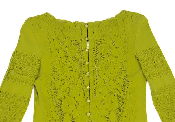 Jean Paul GAULTIER Nylon Poly Mesh Cardigan K-172162_003