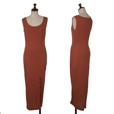 Jean Paul GAULTIER FEMME Button Slit Sleeveless Dress
