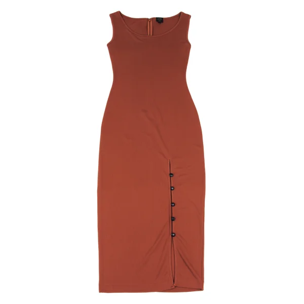 Jean Paul GAULTIER FEMME Button Slit Sleeveless Dress K-172168_002